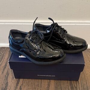 Black Patent Leather Men's Shoes